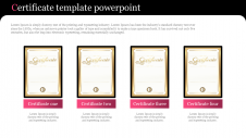 Certificate Template PowerPoint For Company Presentation